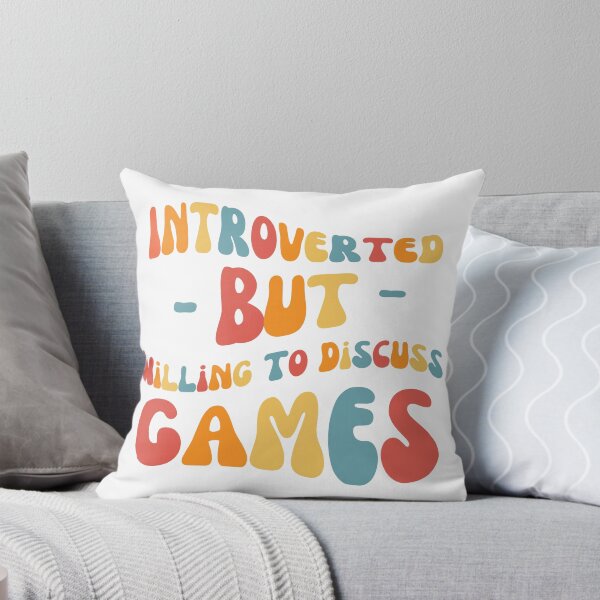 Item preview, Introverted but willing to discuss games designed and sold by AHthatIsNice.