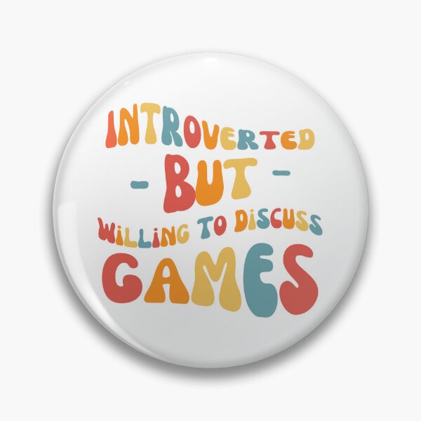 Item preview, Introverted but willing to discuss games designed and sold by AHthatIsNice.