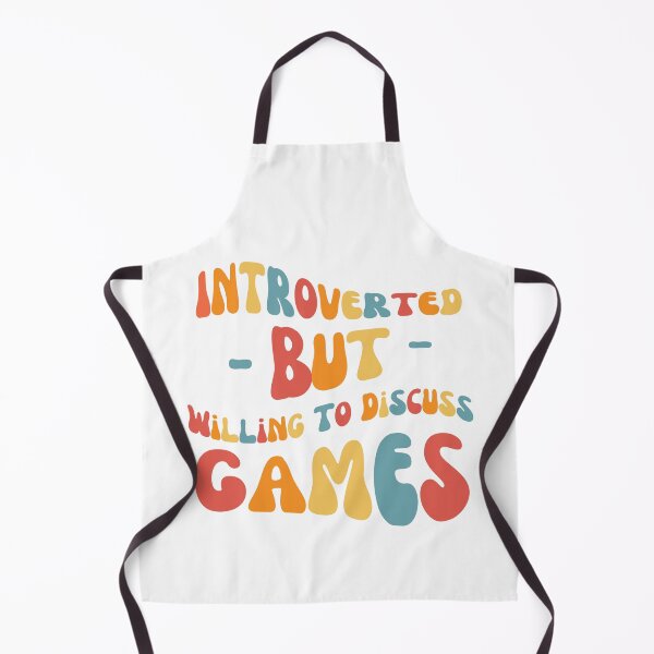 Item preview, Introverted but willing to discuss games designed and sold by AHthatIsNice.