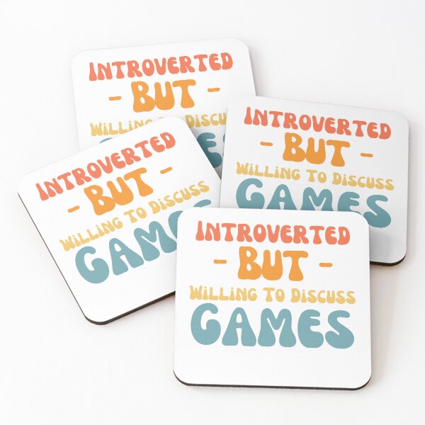 Item preview, Introverted but willing to discuss games designed and sold by AHthatIsNice.