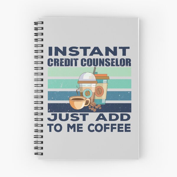 Item preview, Instant credit counselor just add to me coffee, dark text, finance and accounting department Job title, funny joke, quote, funny job title profession, coffee and job title designed and sold by SGS-.