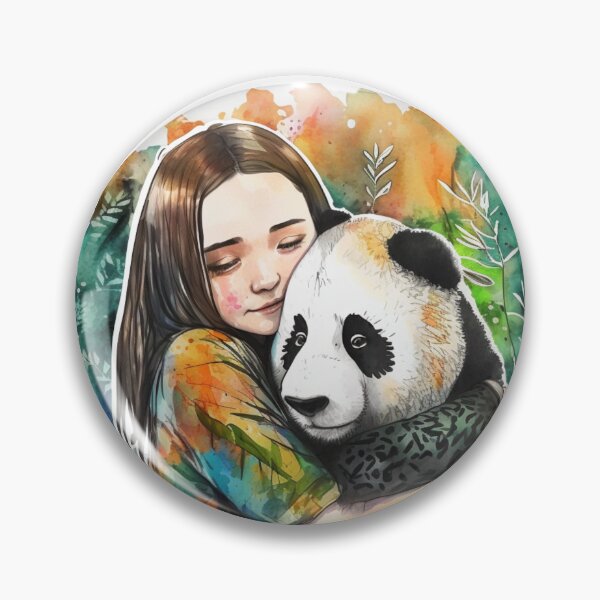 Item preview, just a girl who loves pandas designed and sold by printiesart.