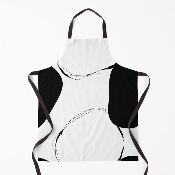 Item preview, Abstract Monochrome Black and White Circles Pattern designed and sold by SoccaTamam.