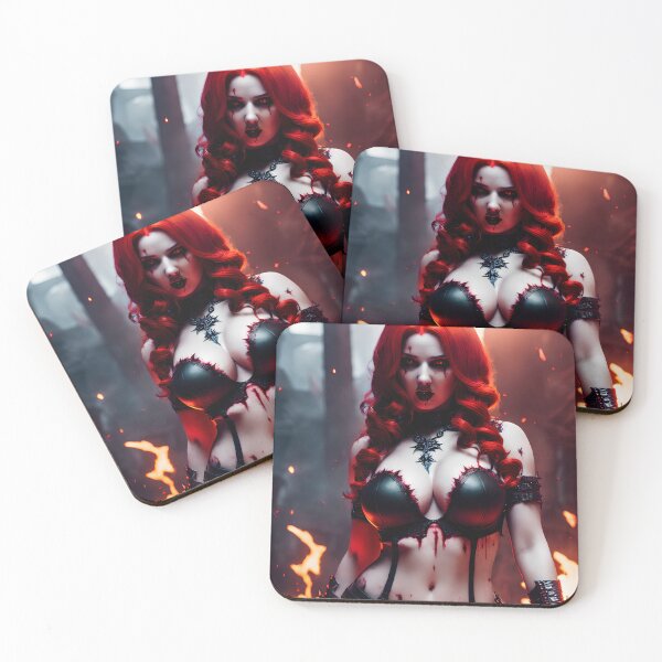 Item preview, A bloody witch with red hair. designed and sold by Maniock.