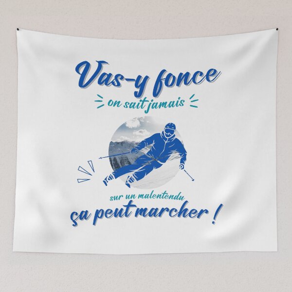 Item preview, Go for it, you never know, inspired by the film Les Bronzés are skiing, Ideal gift designed and sold by Ksmith-Style.