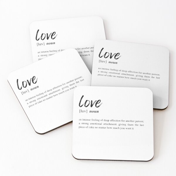 Item preview, Love Dictionary Definition: A Minimalist and Modern Typography designed and sold by Torii Studio.