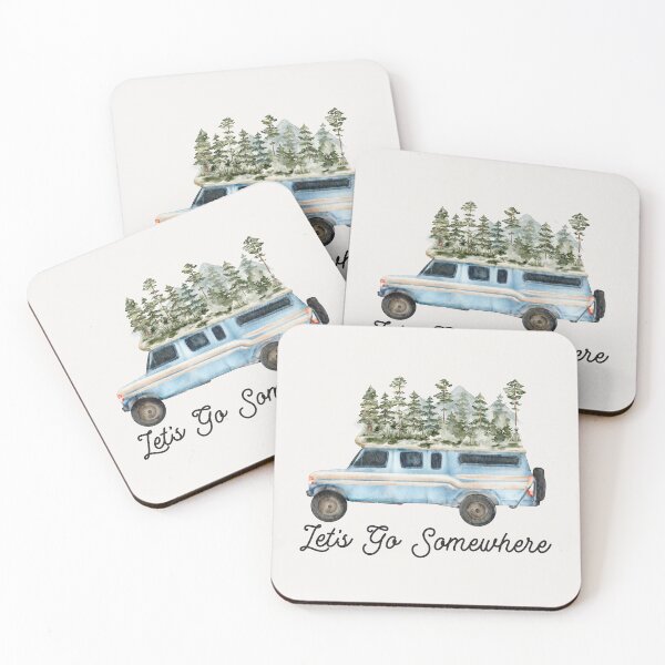 Item preview, Let's Go Somewhere Camping Road Trip designed and sold by Nature Hues.