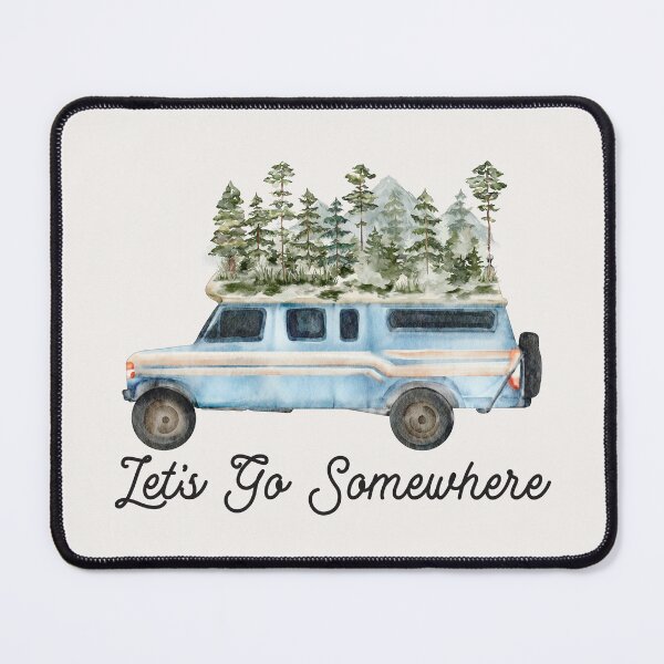 Item preview, Let's Go Somewhere Camping Road Trip designed and sold by Nature Hues.
