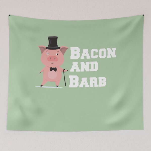 Item preview, Bacon and Barb Classic TShirt designed and sold by ZolaAufderhar.
