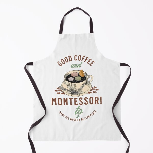 Item preview, Good Coffee And Montessori Quote designed and sold by SiYDesigns.