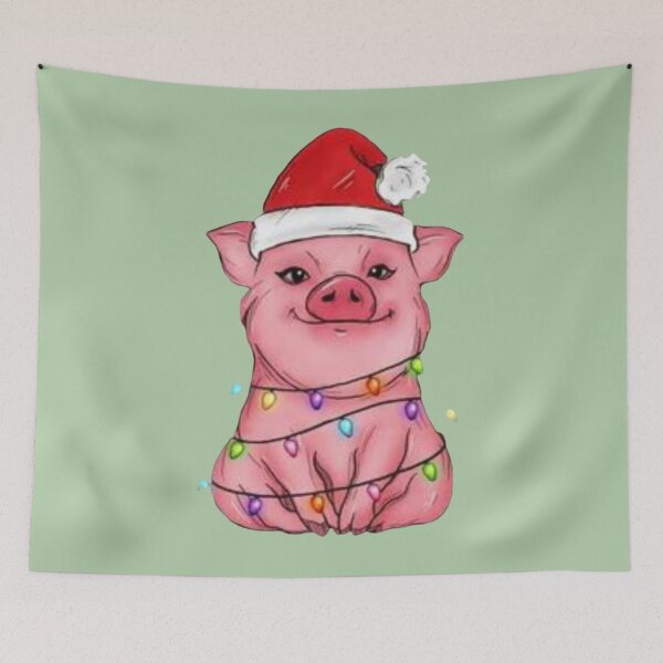 Item preview, Copy of Christmas pig Christmas tree pig ornaments holiday decorations guinea pigs Christmas gifts designed and sold by ZolaAufderhar.