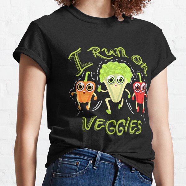 Item preview, Runner Gift Funny Running Quotes I Run On Veggies   designed and sold by KnownQualityTee.