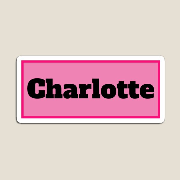 Aperçu de l'œuvre Nom de Charlotte créée et vendue par CupiStorez.