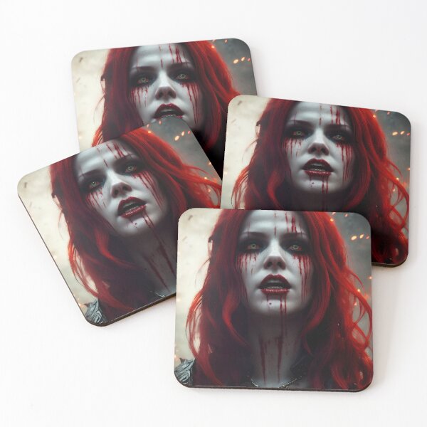 Item preview, Bloody sorceress of fire horror. designed and sold by Maniock.