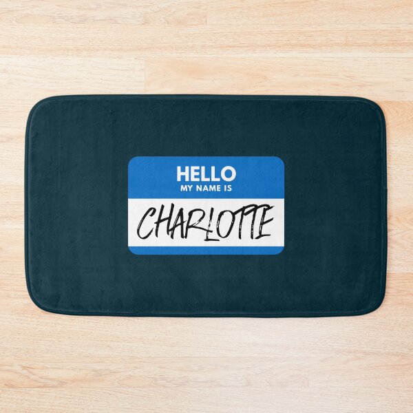 Item preview, Charlotte Name - Blue Nametag, Charlotte Name Label  designed and sold by CupiStorez.