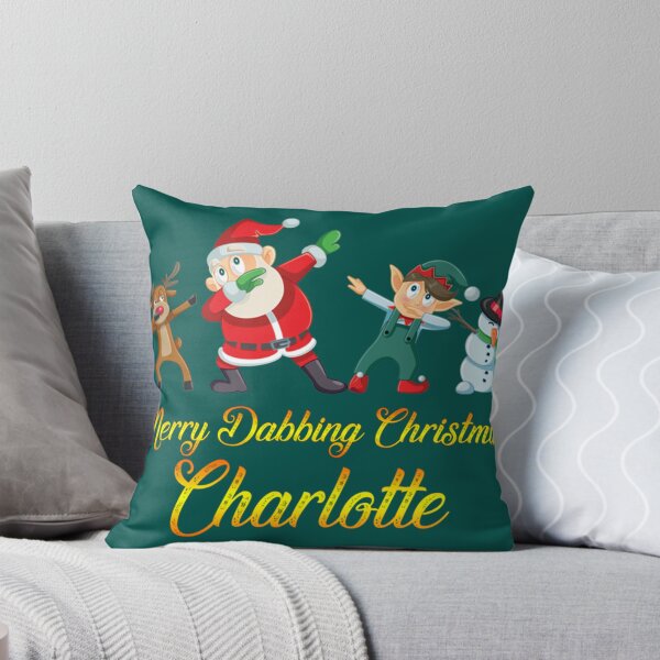 Item preview, Charlotte Name - Dabbing Santa Claus Elf Reindeer Snowman -  Merry Dabbing Christmas Charlotte designed and sold by CupiStorez.