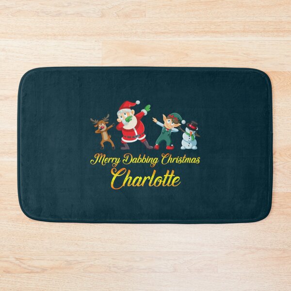 Item preview, Charlotte Name - Dabbing Santa Claus Elf Reindeer Snowman -  Merry Dabbing Christmas Charlotte designed and sold by CupiStorez.