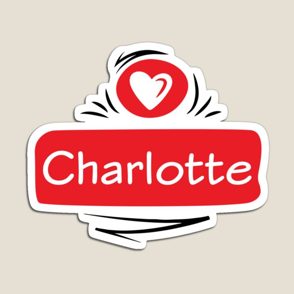 Aperçu de l'œuvre Nom Charlotte - J'aime Charlotte créée et vendue par CupiStorez.