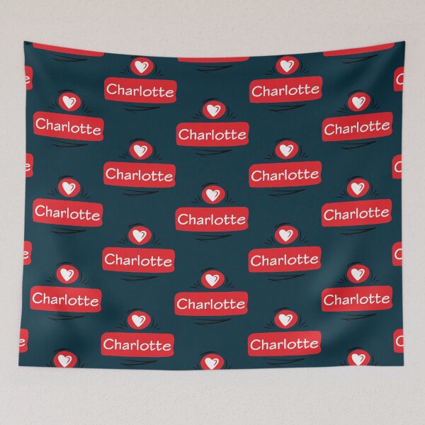 Artikelvorschau, Charlotte Name - Ich liebe Charlotte entworfen und verkauft von CupiStorez.