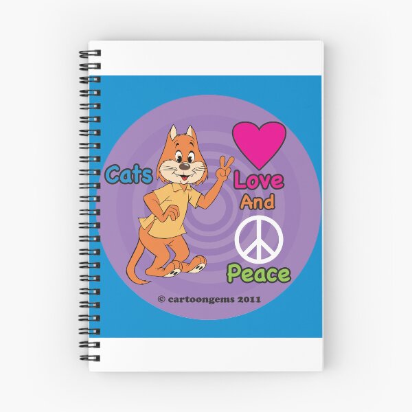 Item preview, Cats Love And Peace designed and sold by CartoonGems.