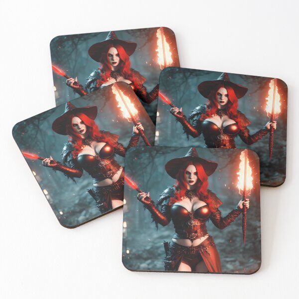 Item preview, Horror wizard woman of fire. designed and sold by Maniock.