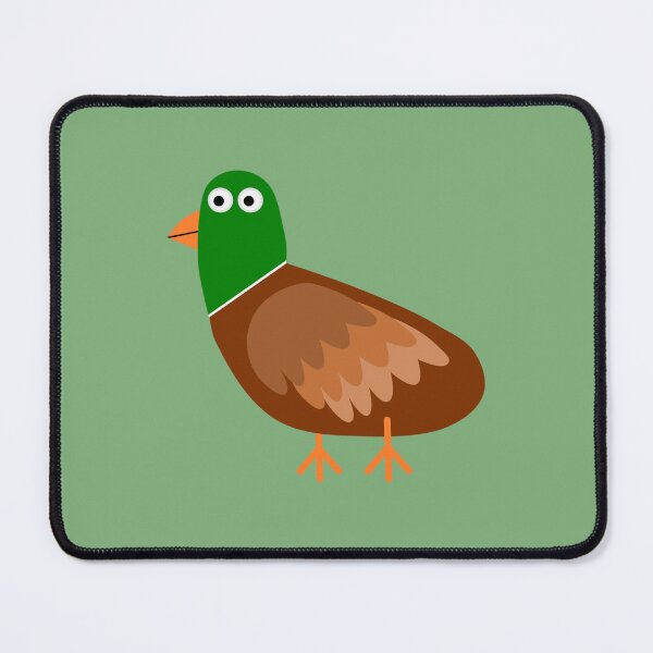 Item preview, Derpy Mallard Duck  Big Round Eyes  Fluffy Feathers  Stick Feet  designed and sold by ZolaAufderhar.