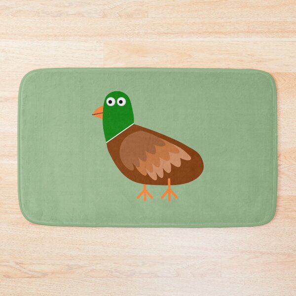 Item preview, Derpy Mallard Duck  Big Round Eyes  Fluffy Feathers  Stick Feet  designed and sold by ZolaAufderhar.