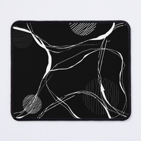 Item preview, Abstract Monochromatic Shapes Minimalistic Pattern designed and sold by SoccaTamam.