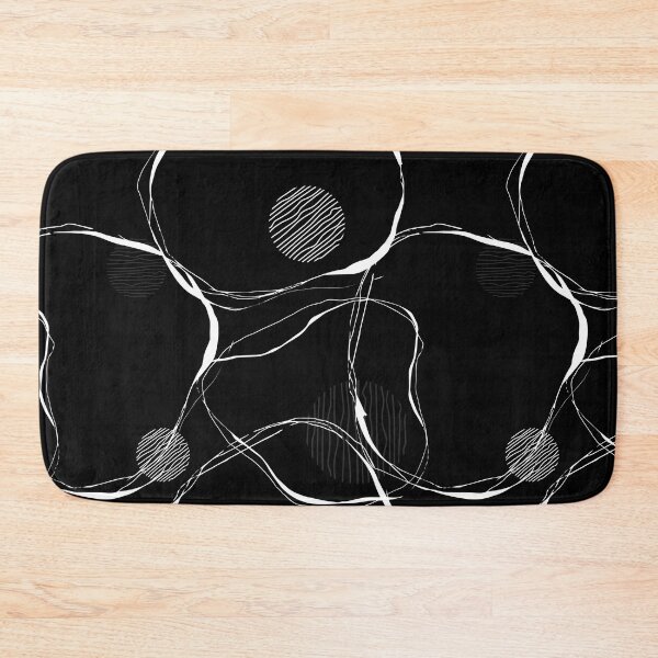 Item preview, Abstract Monochromatic Shapes Minimalistic Pattern designed and sold by SoccaTamam.