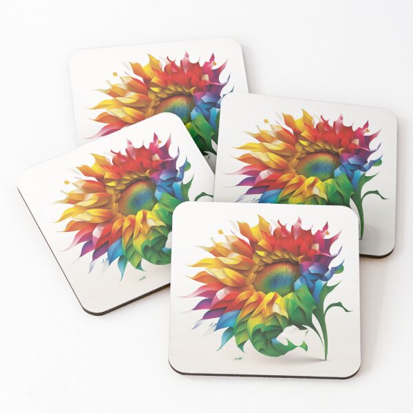 Item preview, Rainbow Petals: The Colorful Sunflower Varieties with Vibrant Petals designed and sold by DaniFantasy.