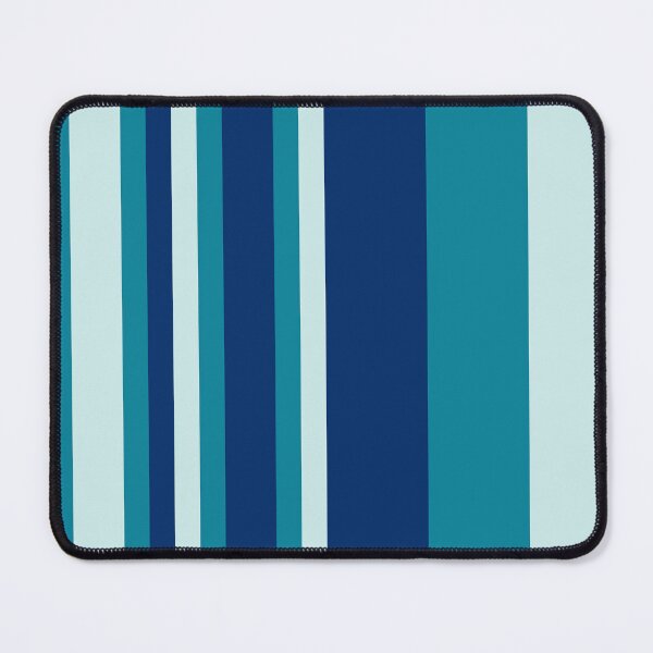 Item preview, Blue, Teal and Eggshell Vertical Stripes designed and sold by scome.