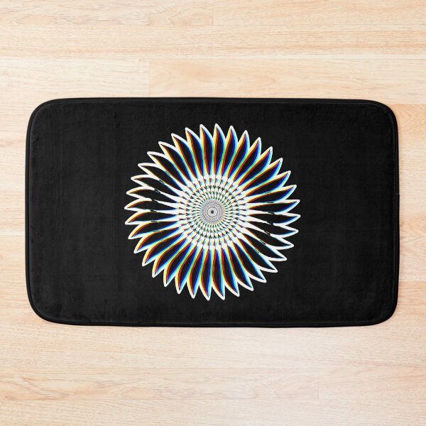 Item preview, Trippy flower and plant mandala designed and sold by Kait C.