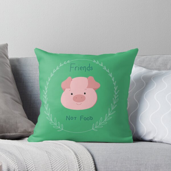 Item preview, Friends not Food Piggy designed and sold by ZolaAufderhar.