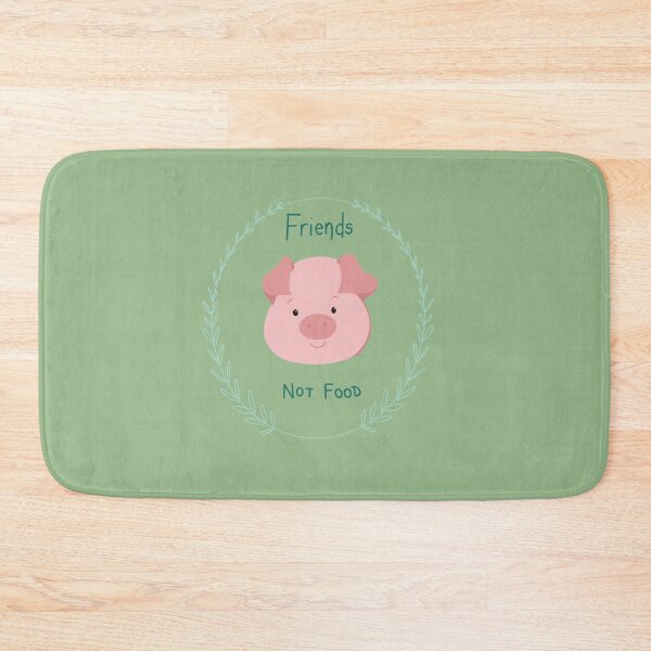 Item preview, Friends not Food Piggy designed and sold by ZolaAufderhar.