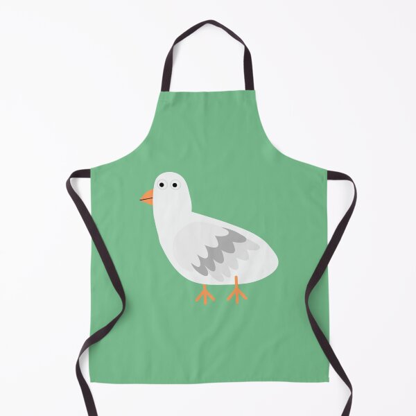 Item preview, Funny Derpy White Goose Big Round Eyes Fluffy Feathers Stick Feet designed and sold by ZolaAufderhar.