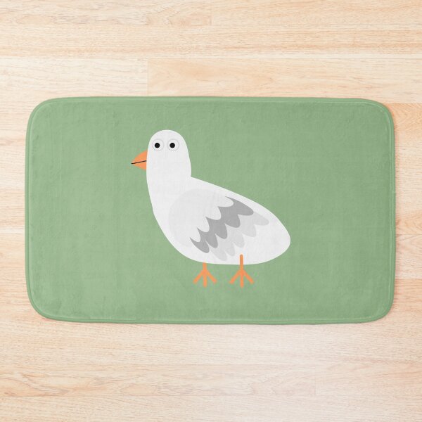 Item preview, Funny Derpy White Goose  Big Round Eyes  Fluffy Feathers  Stick Feet  designed and sold by ZolaAufderhar.