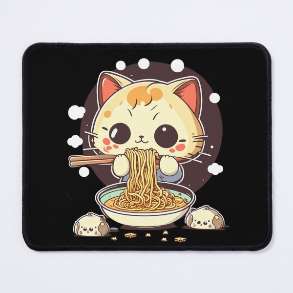 Item preview, Cat Eating Spaghetti, Noodles String, Food Lover, Kitty designed and sold by AHthatIsNice.