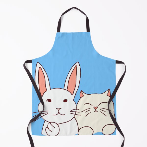 Item preview, Peace loving rabbit and cat-Edited AI generated art designed and sold by Frostp.