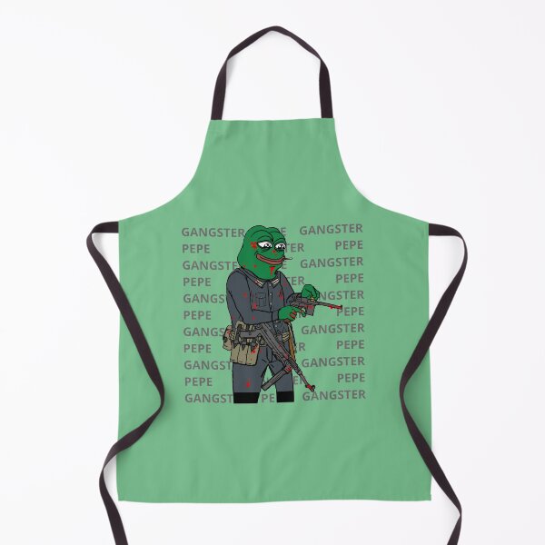 Item preview, Gangster Pepe Funny Frog Memes designed and sold by ZolaAufderhar.