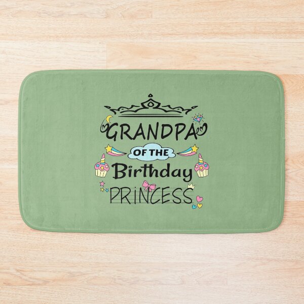 Item preview, Grandpa Of The Birthday Princess  designed and sold by ZolaAufderhar.