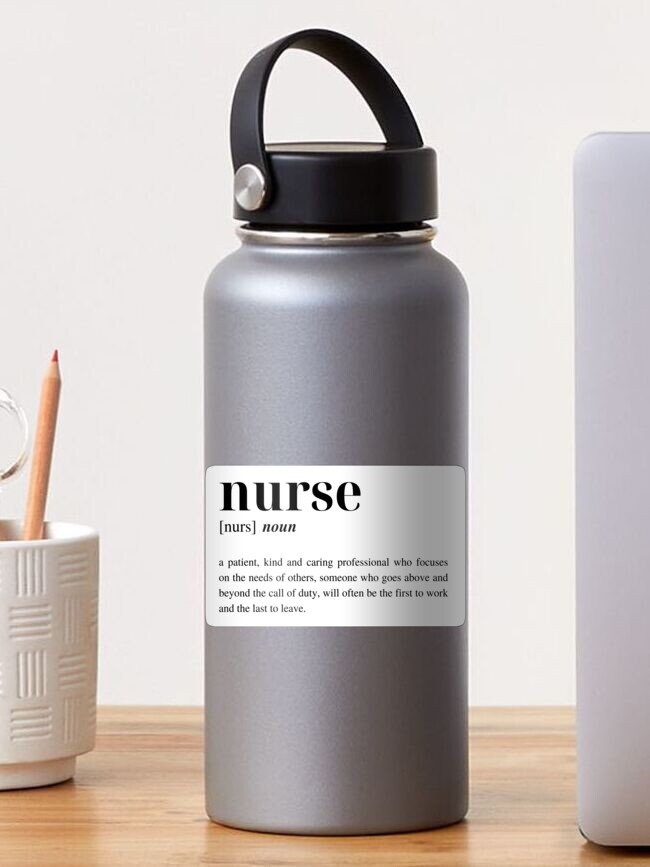 Nurse Definition Water Bottle by DesignStudioTeti