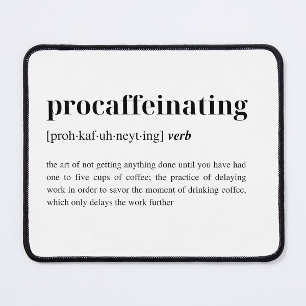 Item preview, Procaffeinating: Humorous and Modern Coffee Typography designed and sold by Torii Studio.