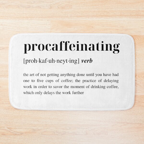 Item preview, Procaffeinating: Humorous and Modern Coffee Typography designed and sold by Torii Studio.