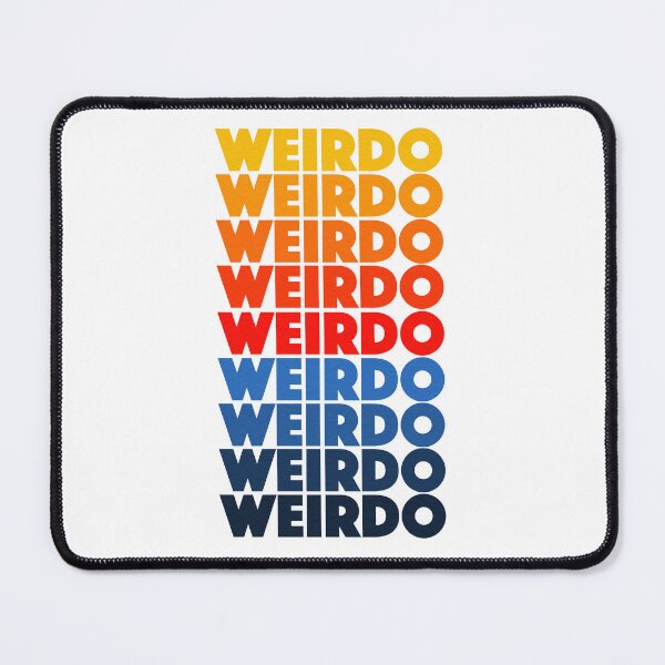 Item preview, WEIRDO - Multicolour Typography for the Unique designed and sold by kierkegaard.