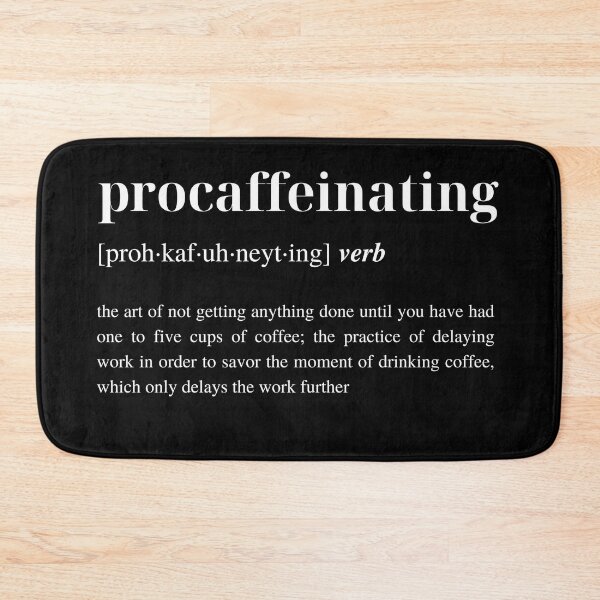 Item preview, Procaffeinating: Humorous and Modern Coffee Typography designed and sold by Torii Studio.