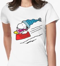 Snoopy Women's Fitted T-Shirt