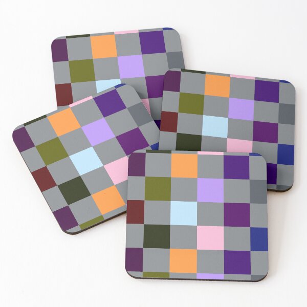 Item preview, Patchwork, Checkerboard, Multi Colour and Grey designed and sold by OneThreeSix.