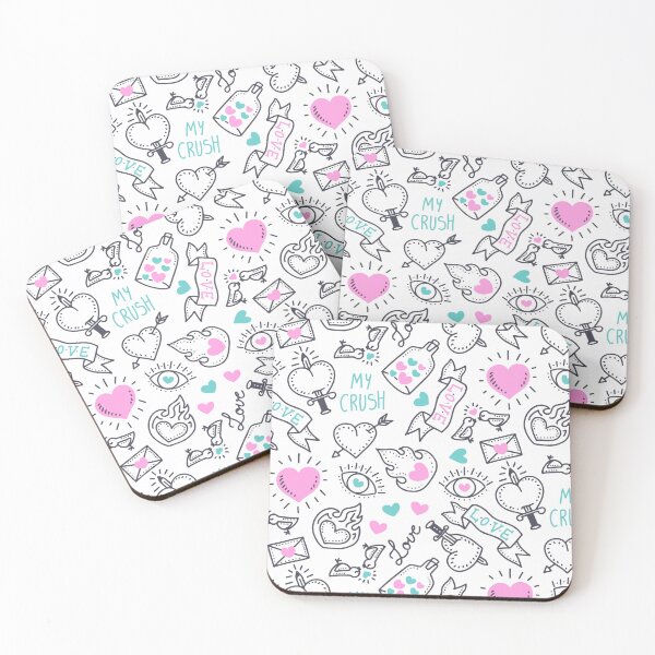 Item preview, Love heart tattoo Valentine pastel designed and sold by Spooky Witch Dream.