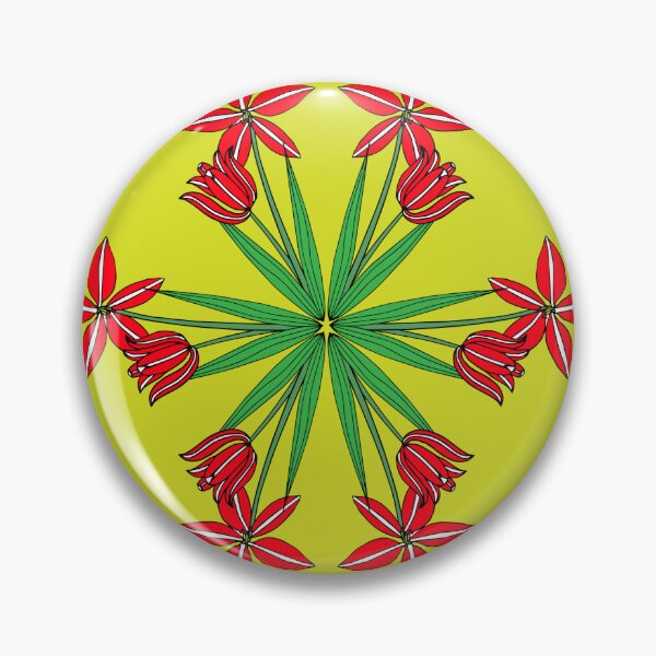 Item preview, Red and White Hippeastrum designed and sold by freedmbelle.