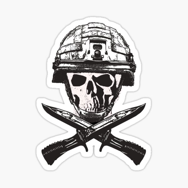 Item preview, British Skull & Bayonet designed and sold by ForcesMerch.